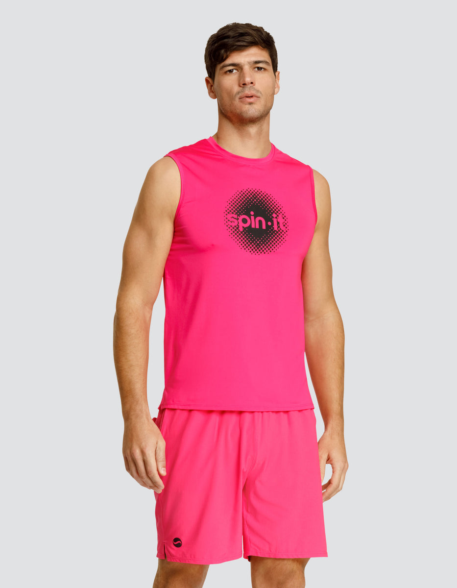 JOSH MUSCLE TANK - MEN'S PICKLEBALL TANK – spin-it