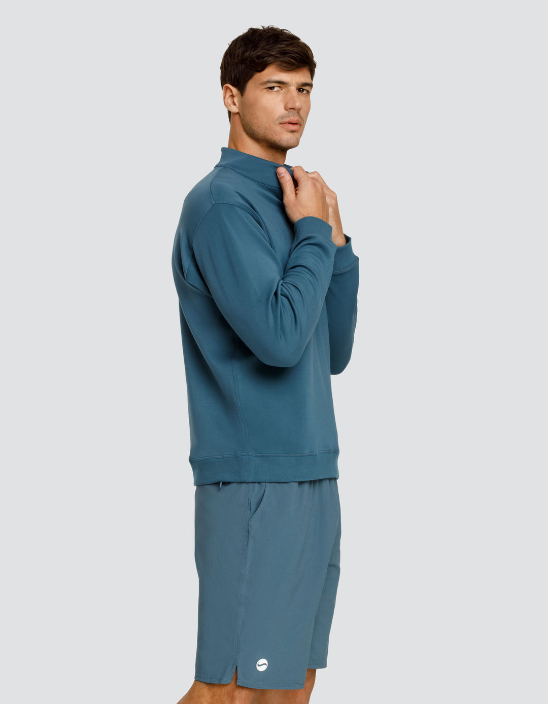 GERRY OVERSIZED QUARTER ZIP PULLOVER  - ORION