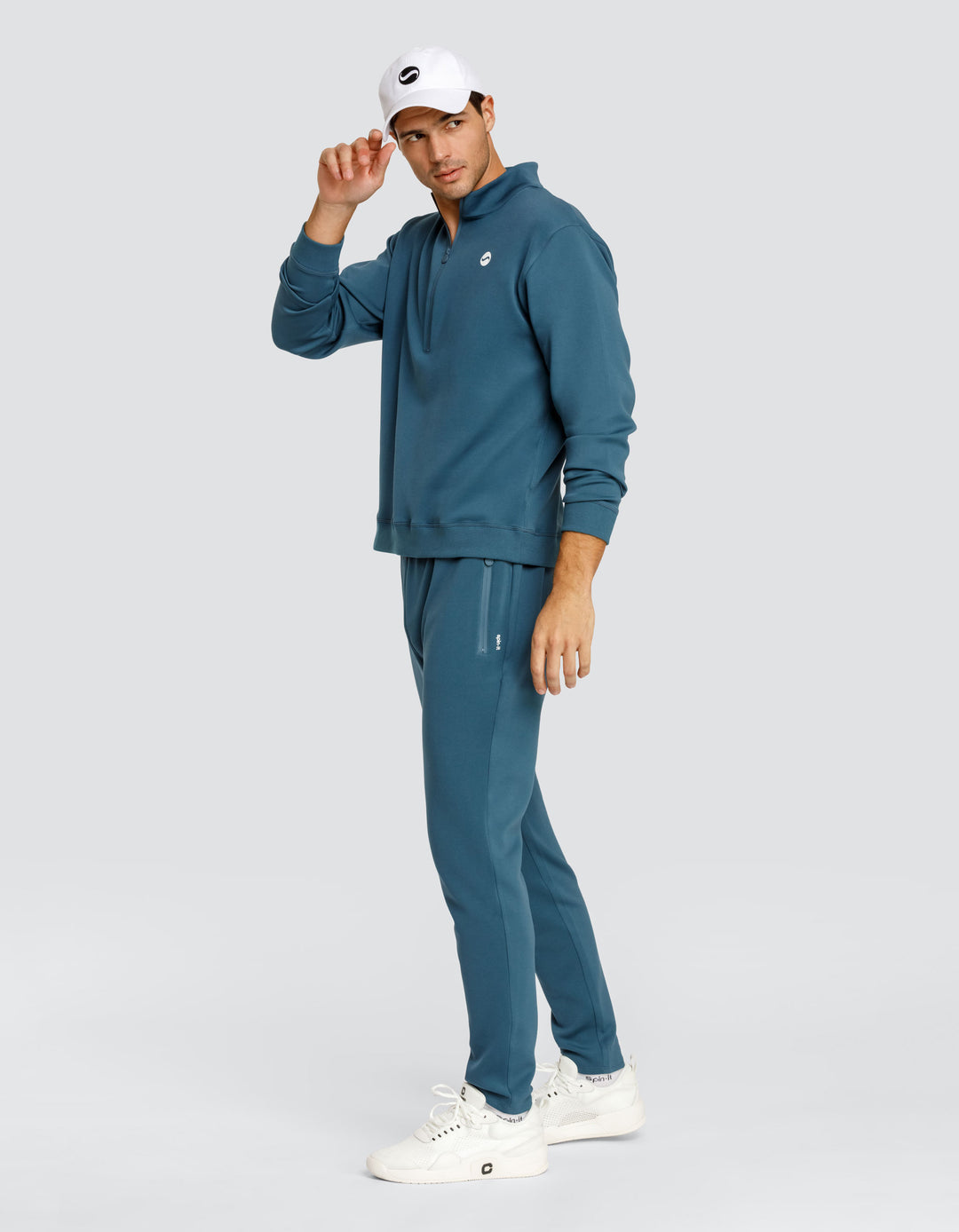 GERRY OVERSIZED QUARTER ZIP PULLOVER  - ORION