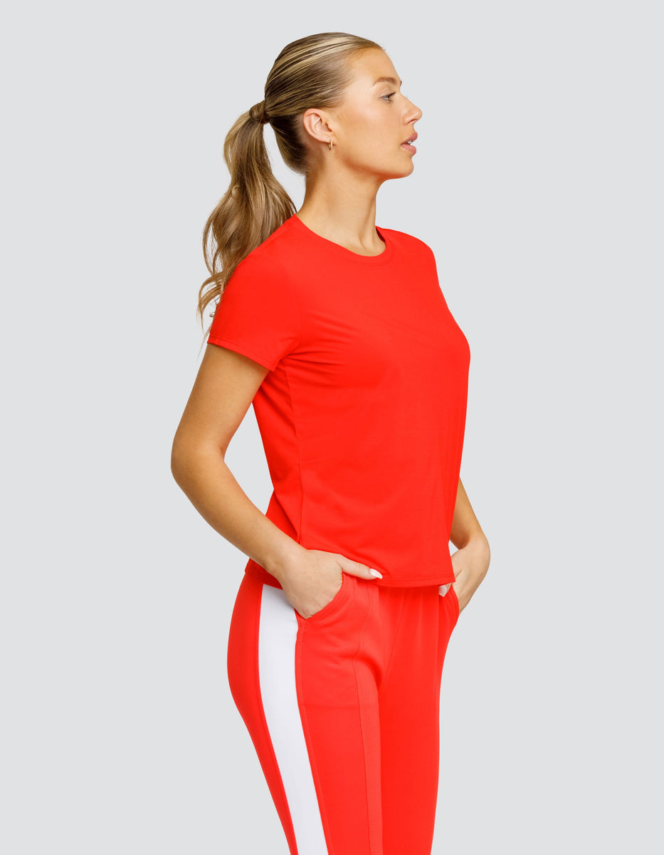 BIJOU BOXY SHORT SLEEVE TOP - PICKLEBALL SHORT SLEEVE TOP