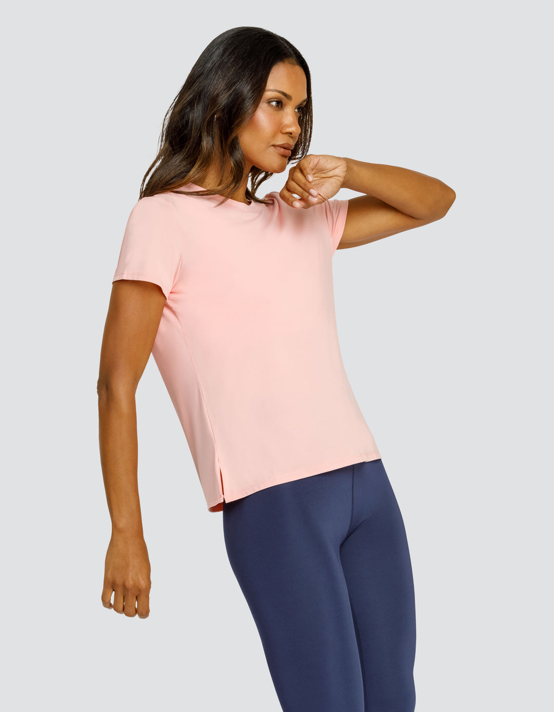 BIJOU BOXY SHORT SLEEVE TOP - QUARTZ PINK