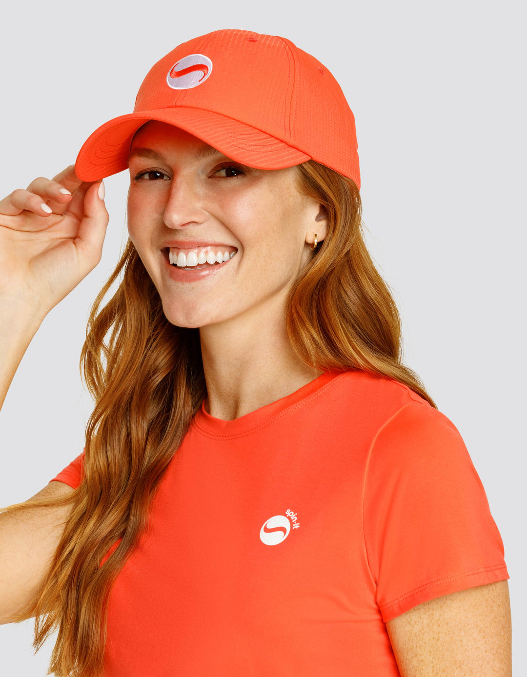 QUEENE CAP - HOT CORAL