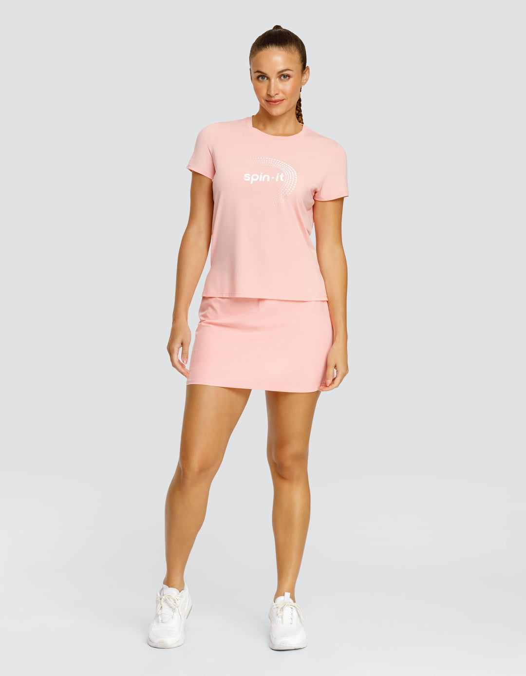 BIJOU BOXY SHORT SLEEVE TOP - QUARTZ PINK