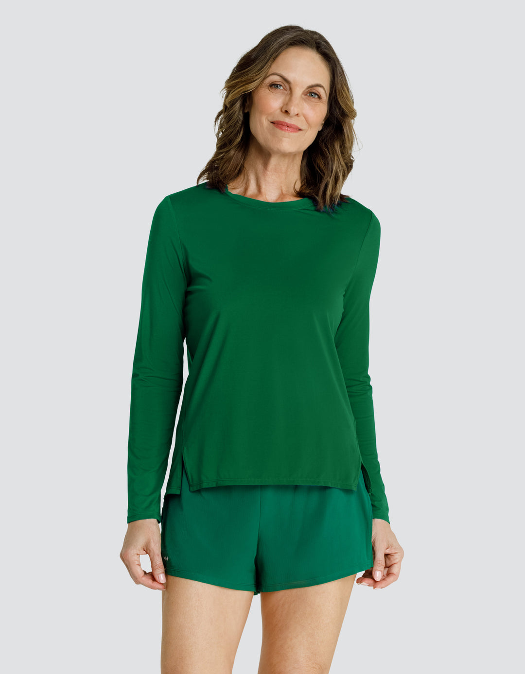 FRIDAY LONG SLEEVE TOP - FERN GREEN