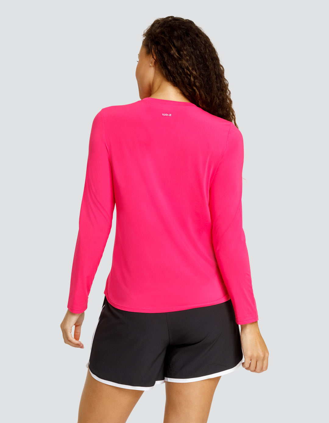 FRIDAY LONG SLEEVE TOP - VIVID PINK