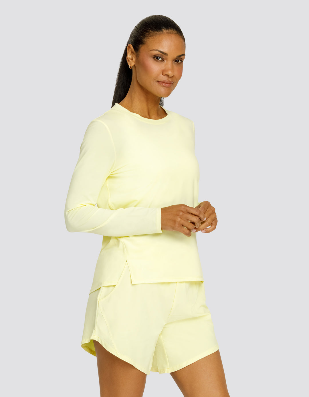 FRIDAY LONG SLEEVE TOP - FRESH LEMON