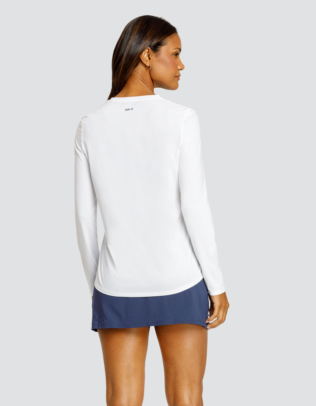 FRIDAY LONG SLEEVE TOP - CHALK WHITE LOGO