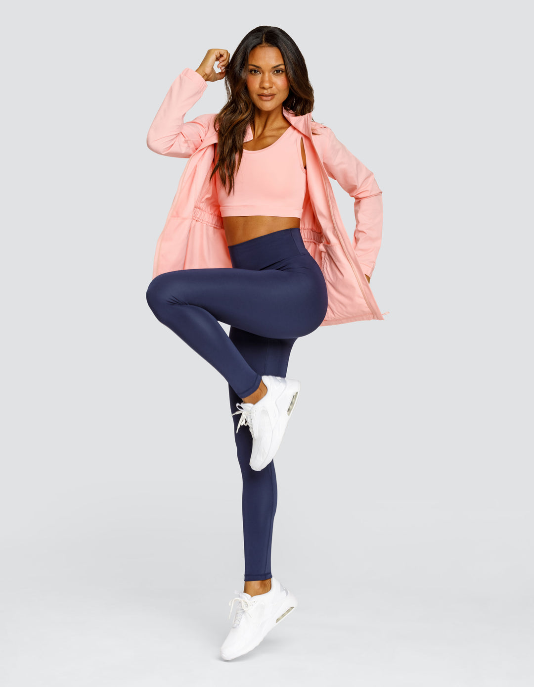 BARB MEDIUM SUPPORT SPORTS BRA - QUARTZ PINK