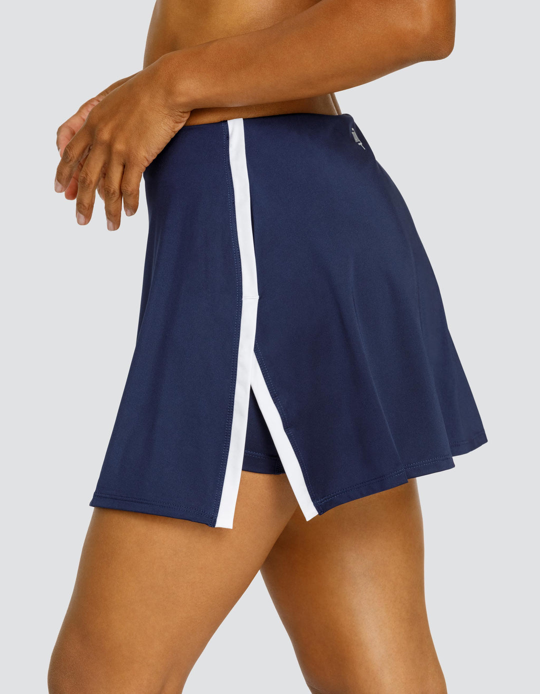 DASH SKIRT WITH INNER SHORT - NAVY BLUE