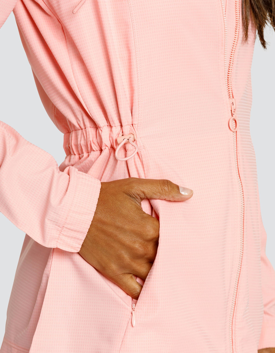 NOLA JACKET WITH HOOD - QUARTZ PINK