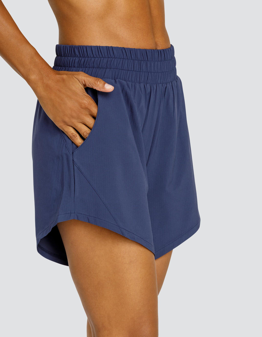 INDO SHORT WITH INNER BRIEF - NAVY BLUE