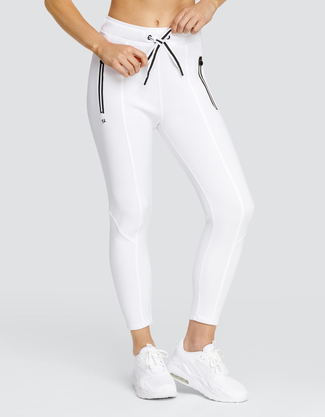 ELEANOR MID-RISE JOGGER - CHALK WHITE