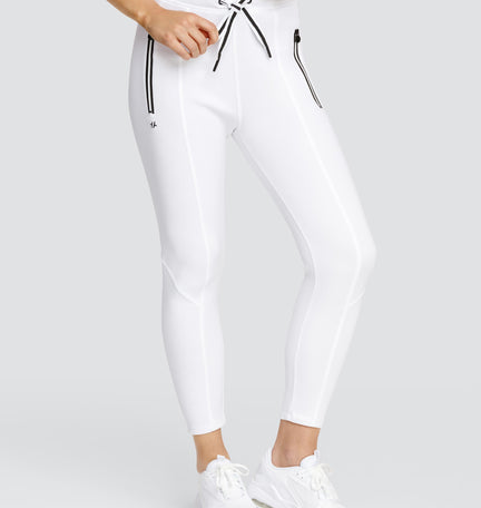 ELEANOR MID-RISE JOGGER - CHALK WHITE