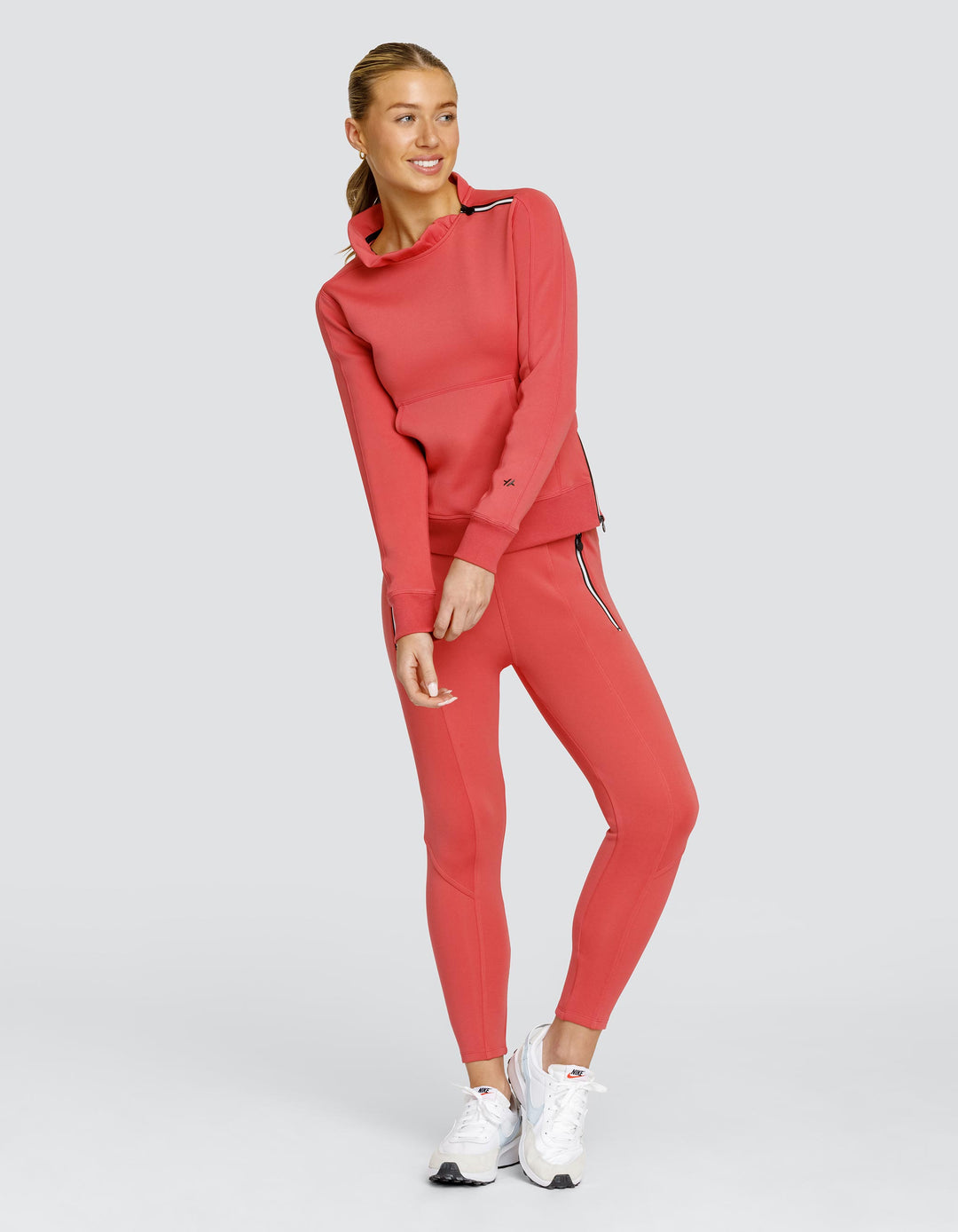 ELEANOR MID-RISE JOGGER - CHERRY ROSE