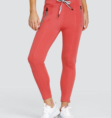 ELEANOR MID-RISE JOGGER - CHERRY ROSE