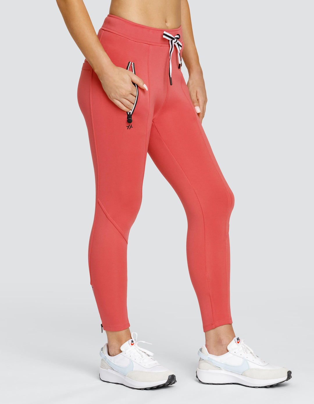 ELEANOR MID-RISE JOGGER - CHERRY ROSE