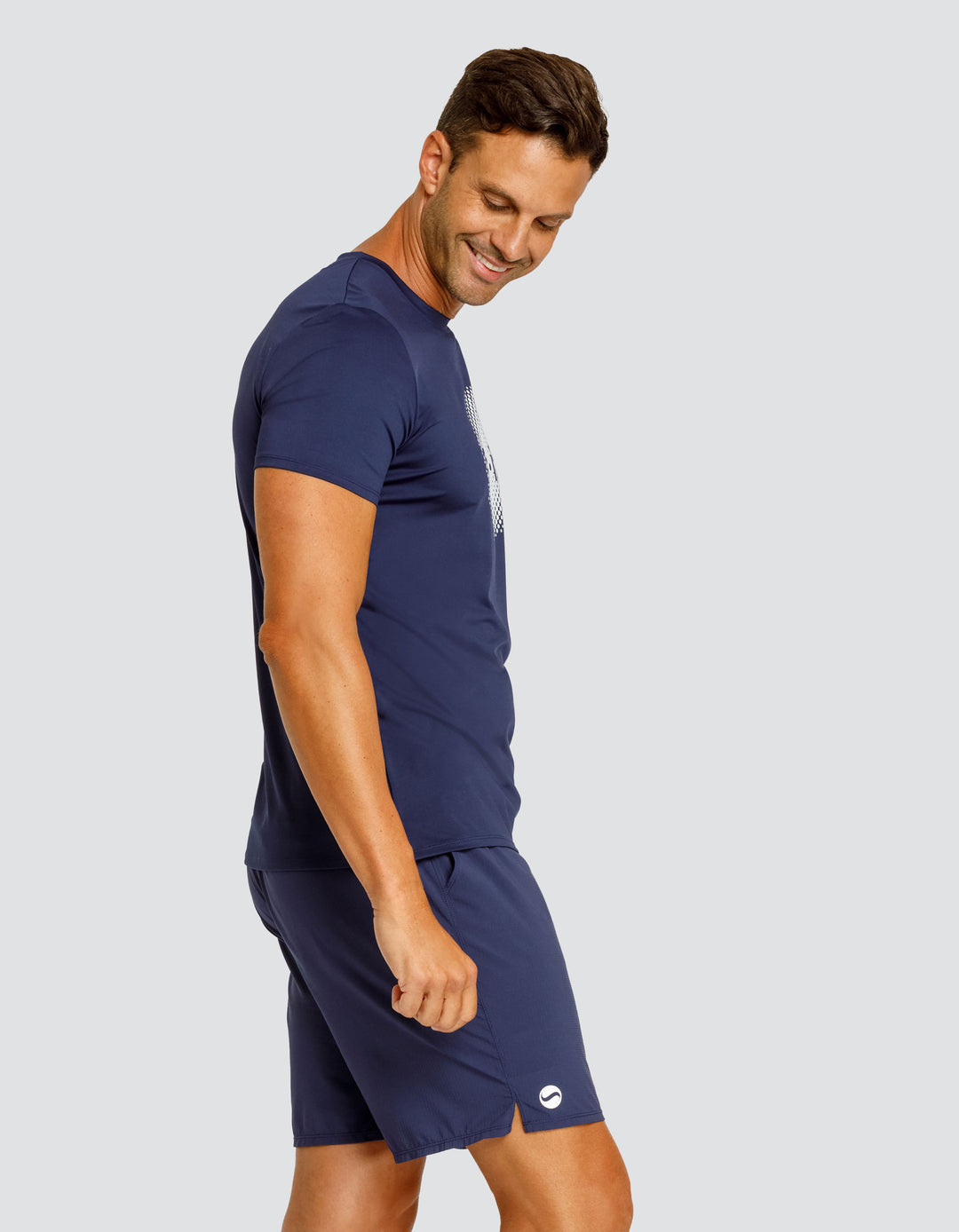 BEN SHORT SLEEVE TOP - NAVY BLUE