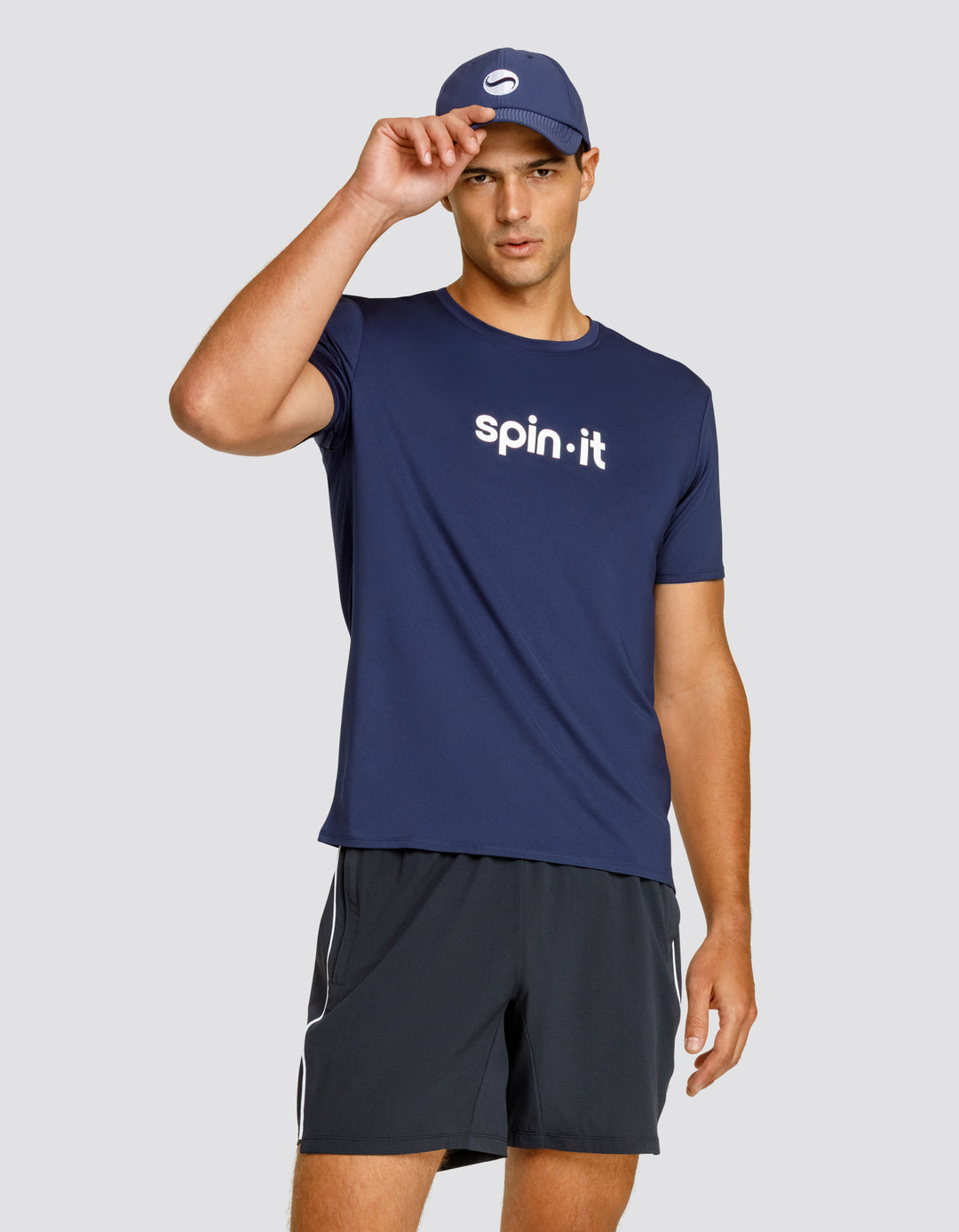 BEN SHORT SLEEVE TOP - NAVY BLUE