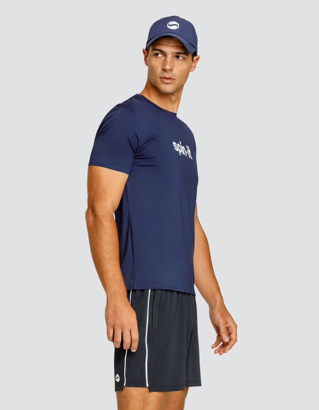 BEN SHORT SLEEVE TOP - NAVY BLUE