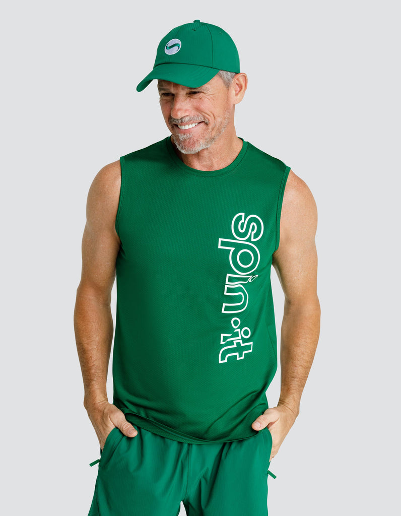 JOSH MUSCLE TANK - MEN'S PICKLEBALL TANK – spin-it