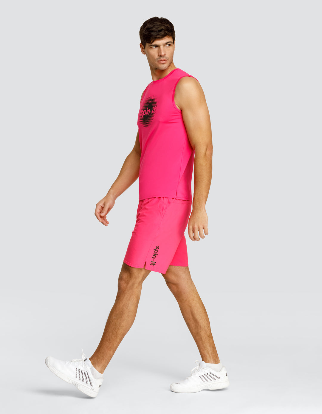 JOSH MUSCLE TANK - VIVID PINK