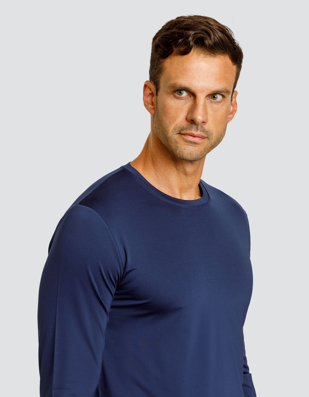 HENRY LONG SLEEVE TOP - NAVY BLUE