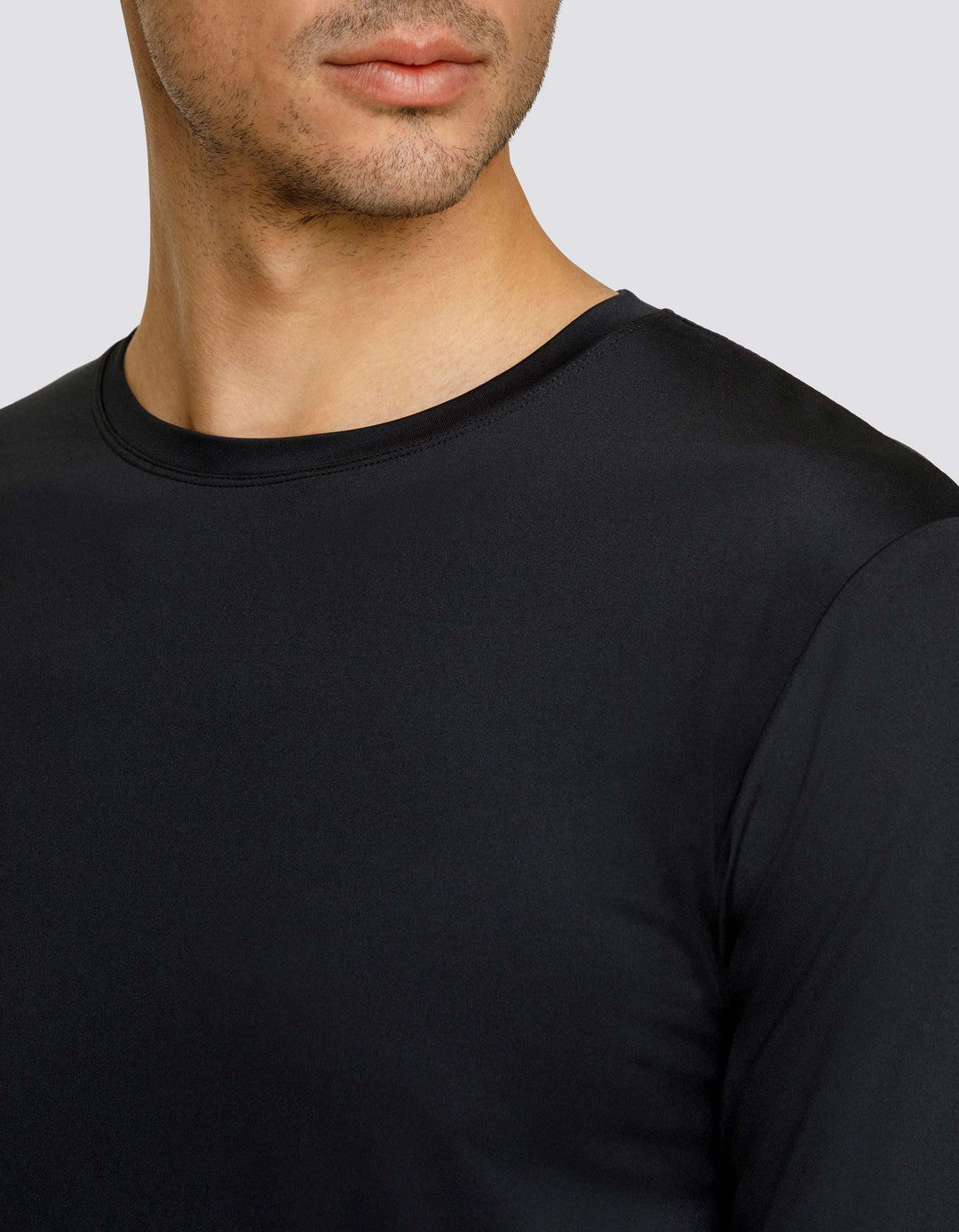 HENRY LONG SLEEVE TOP - ONYX BLACK