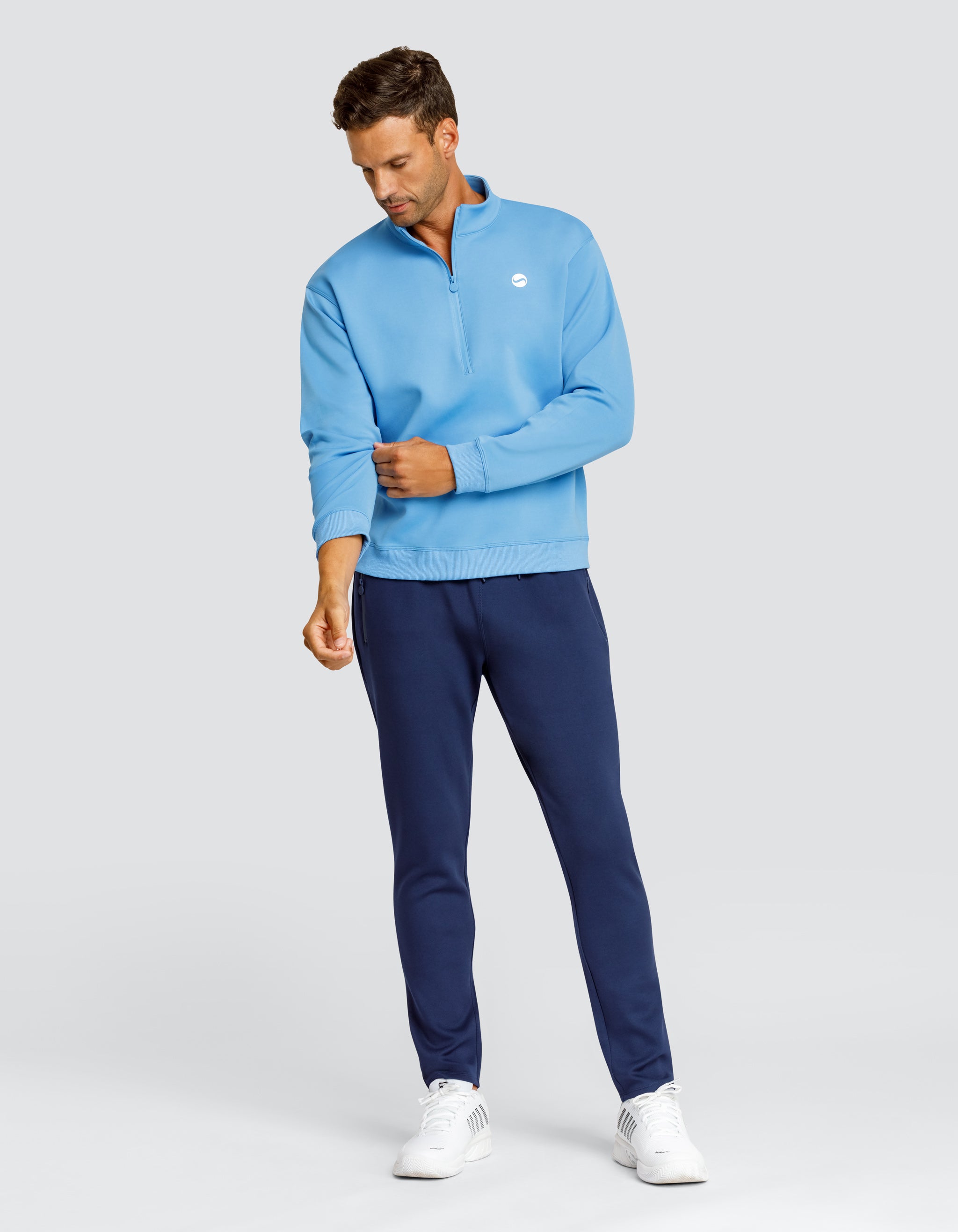 GERRY OVERSIZED QUARTER ZIP PULLOVER - MEN'S PICKLEBALL LONG