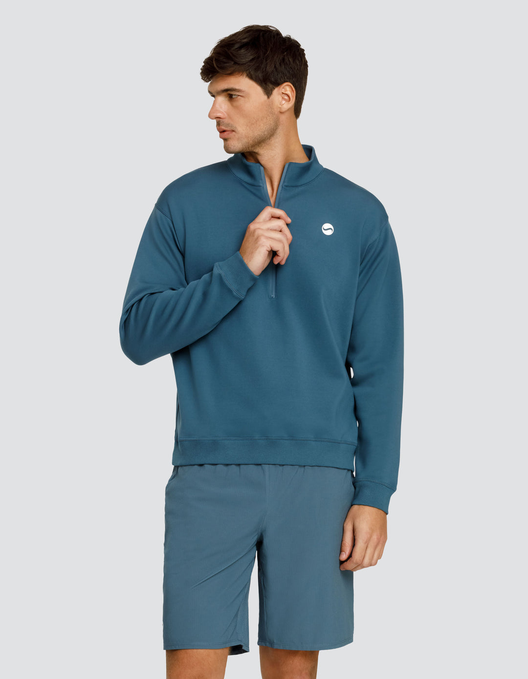 GERRY OVERSIZED QUARTER ZIP PULLOVER  - ORION