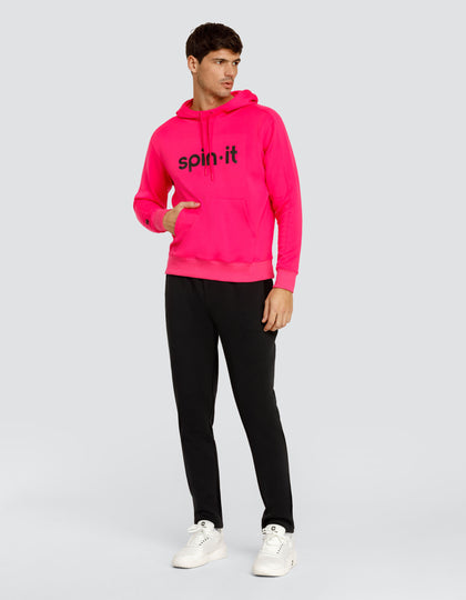 VADER LOGO SWEATSHIRT WITH HOOD - VIVID PINK