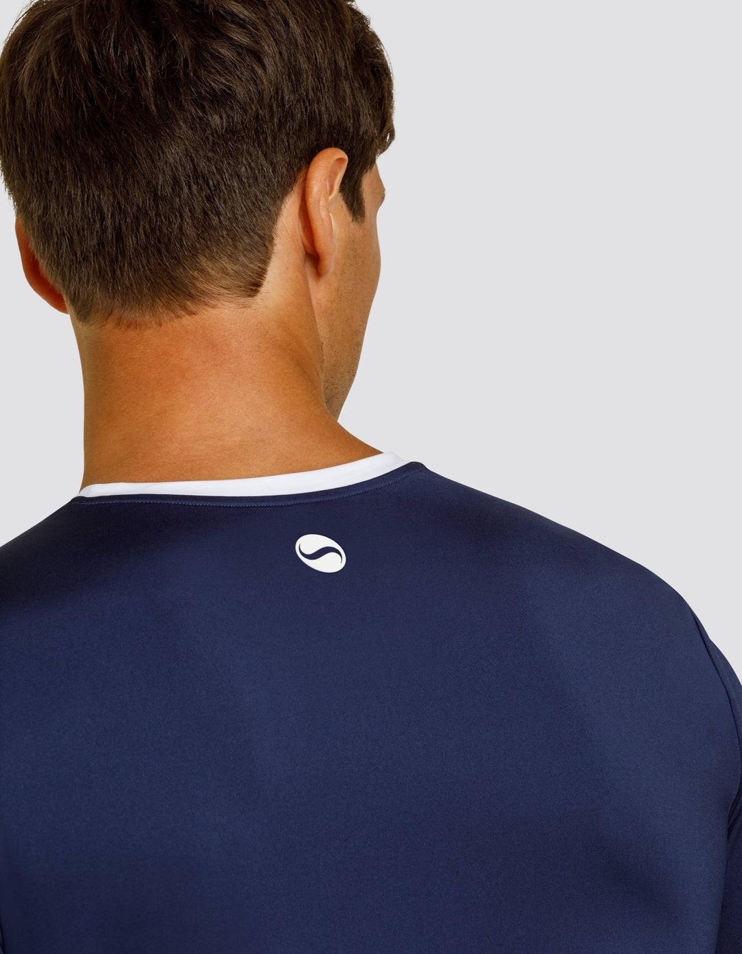 RONALDO SHORT SLEEVE TOP - NAVY BLUE
