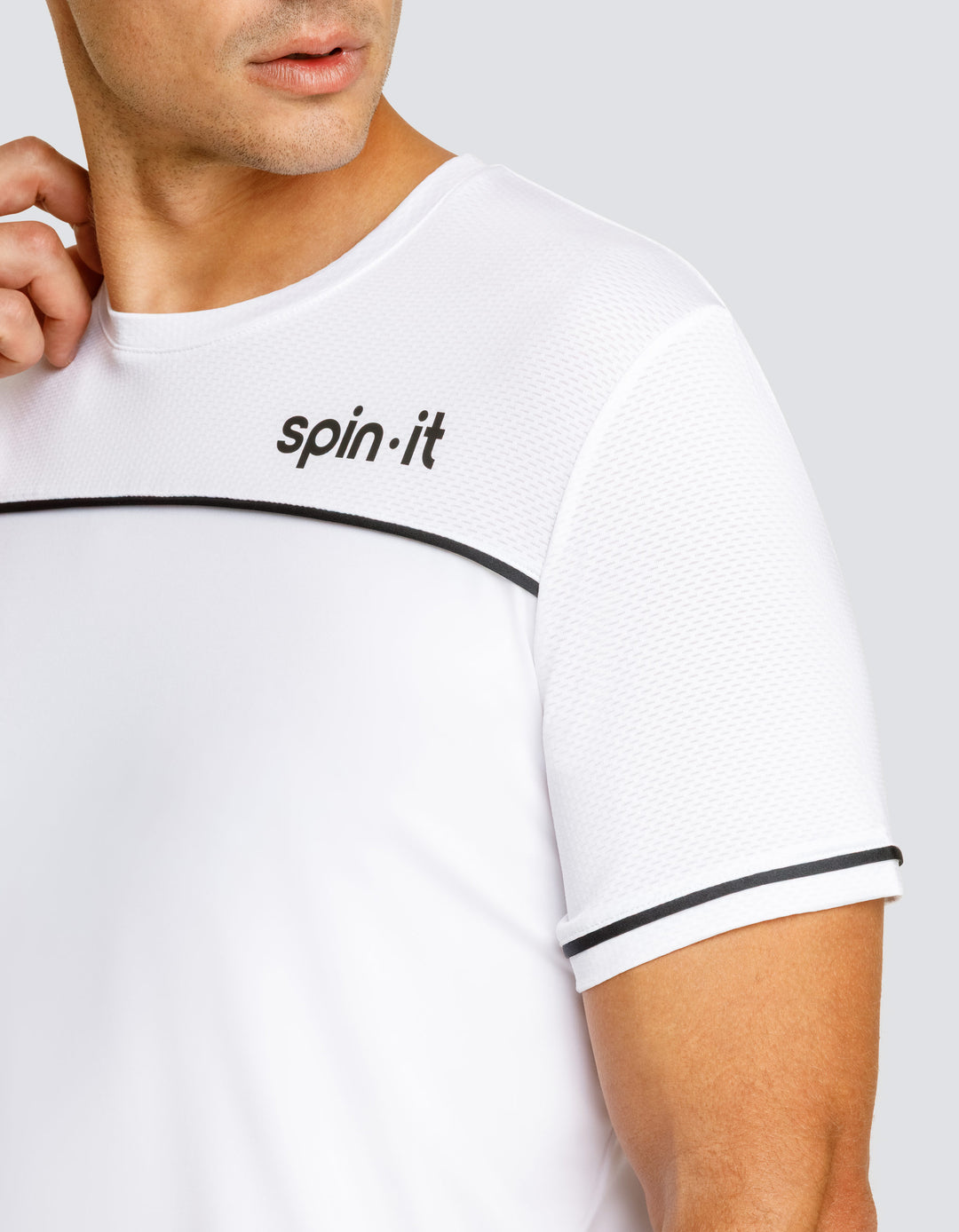LIONEL SHORT SLEEVE TOP - CHALK WHITE