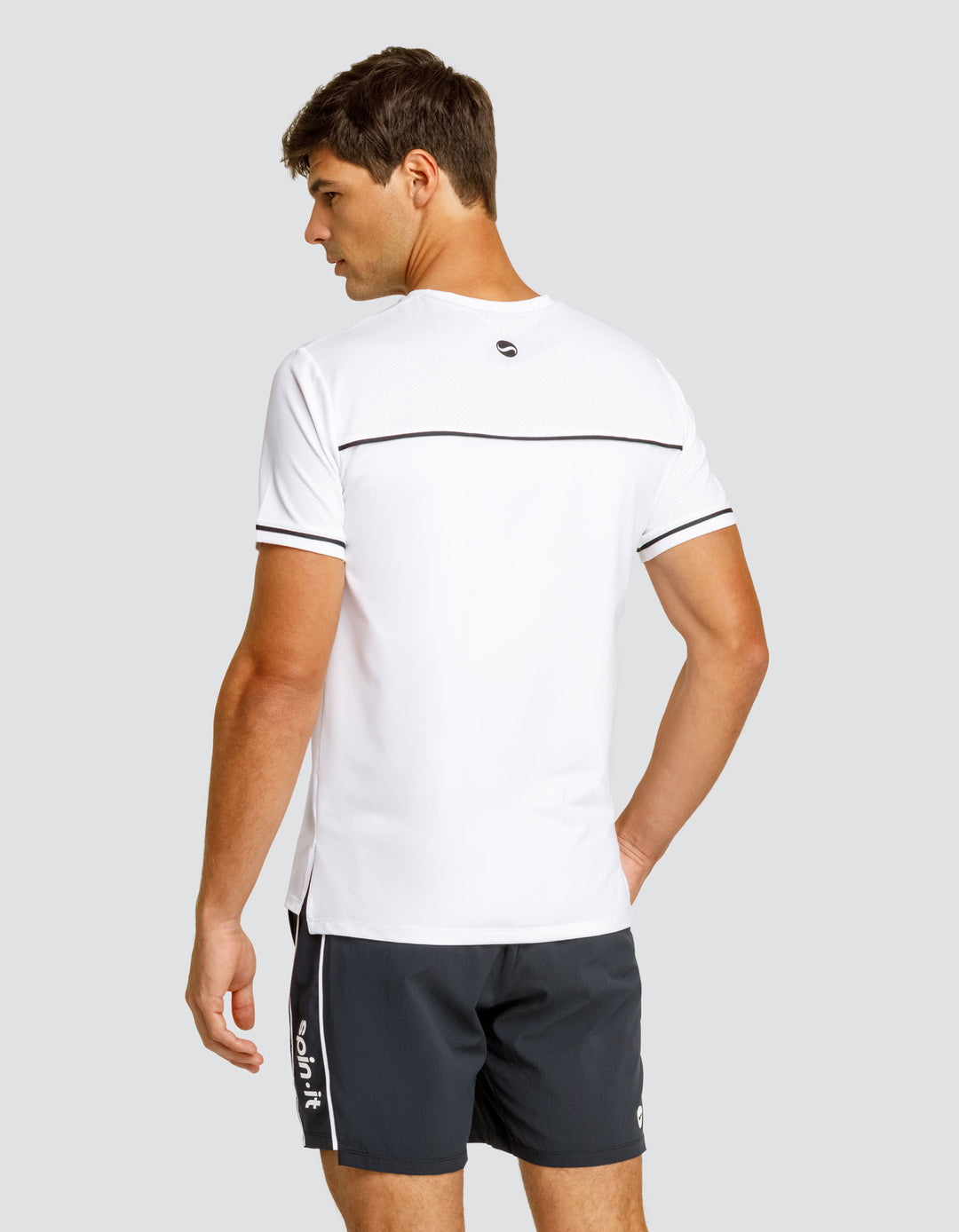 LIONEL SHORT SLEEVE TOP - CHALK WHITE