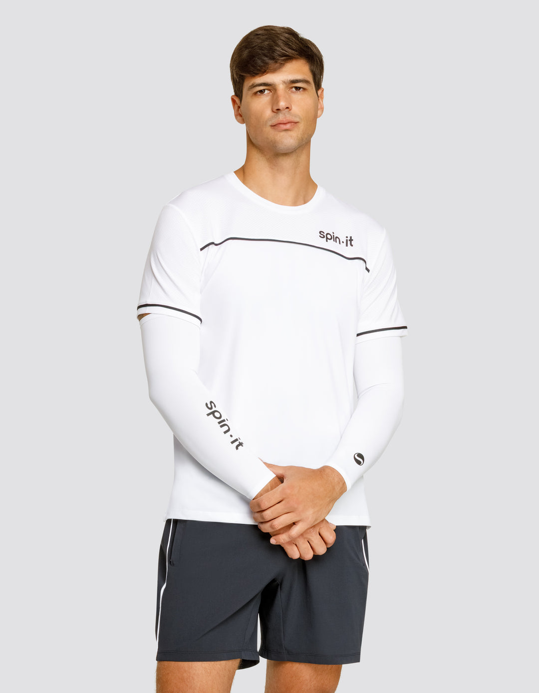 ELEVATE COMPRESSION SLEEVES - CHALK WHITE