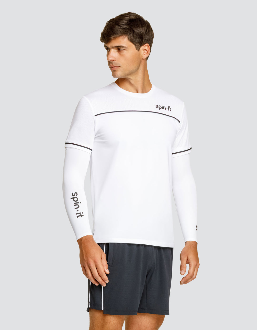 ELEVATE COMPRESSION SLEEVES - CHALK WHITE