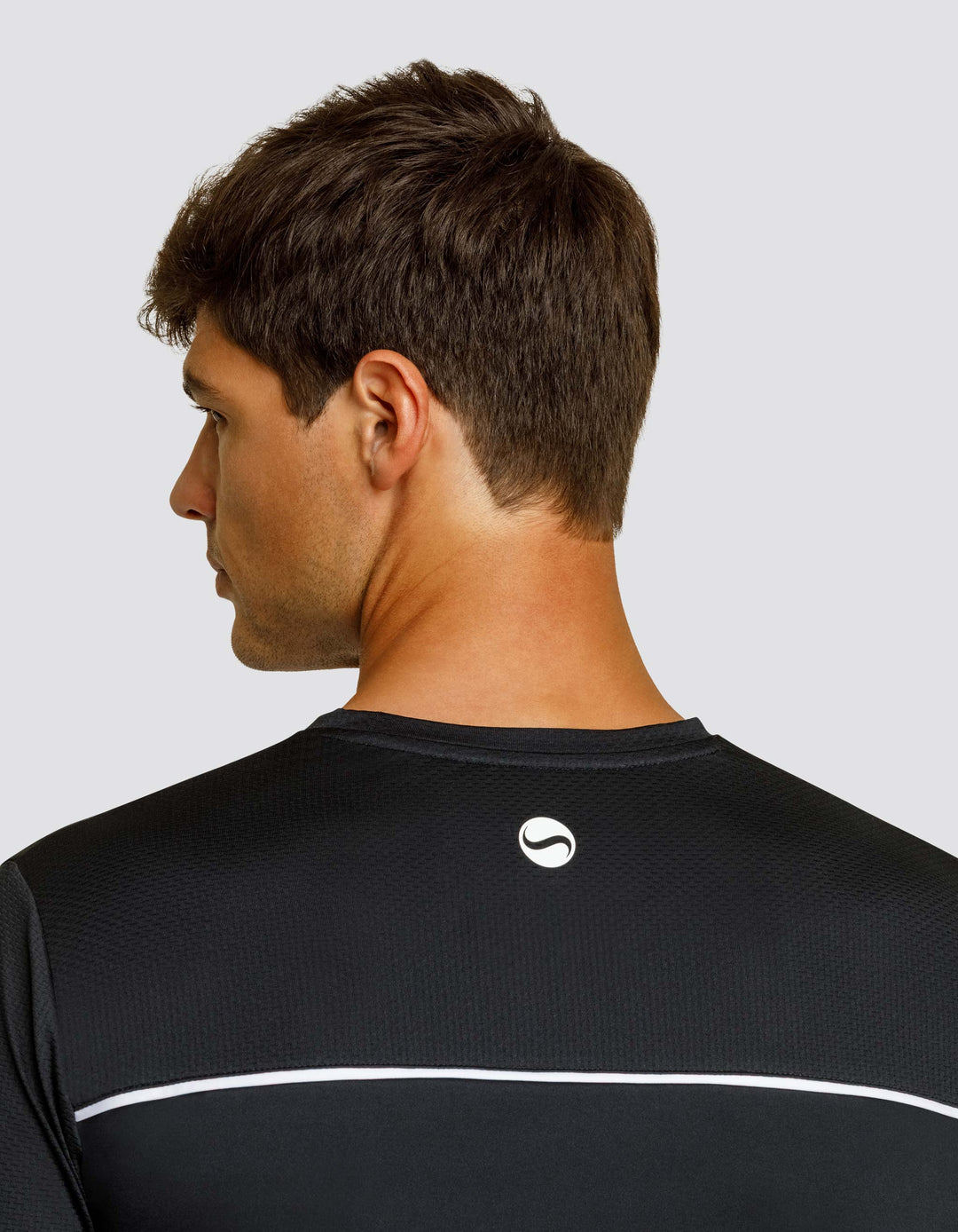 LIONEL SHORT SLEEVE TOP - ONYX BLACK