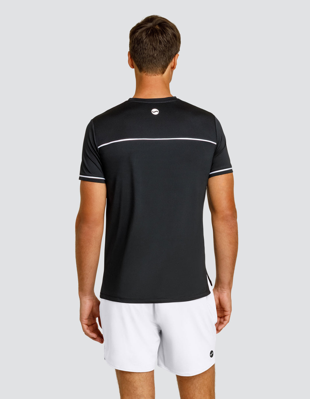 LIONEL SHORT SLEEVE TOP - ONYX BLACK