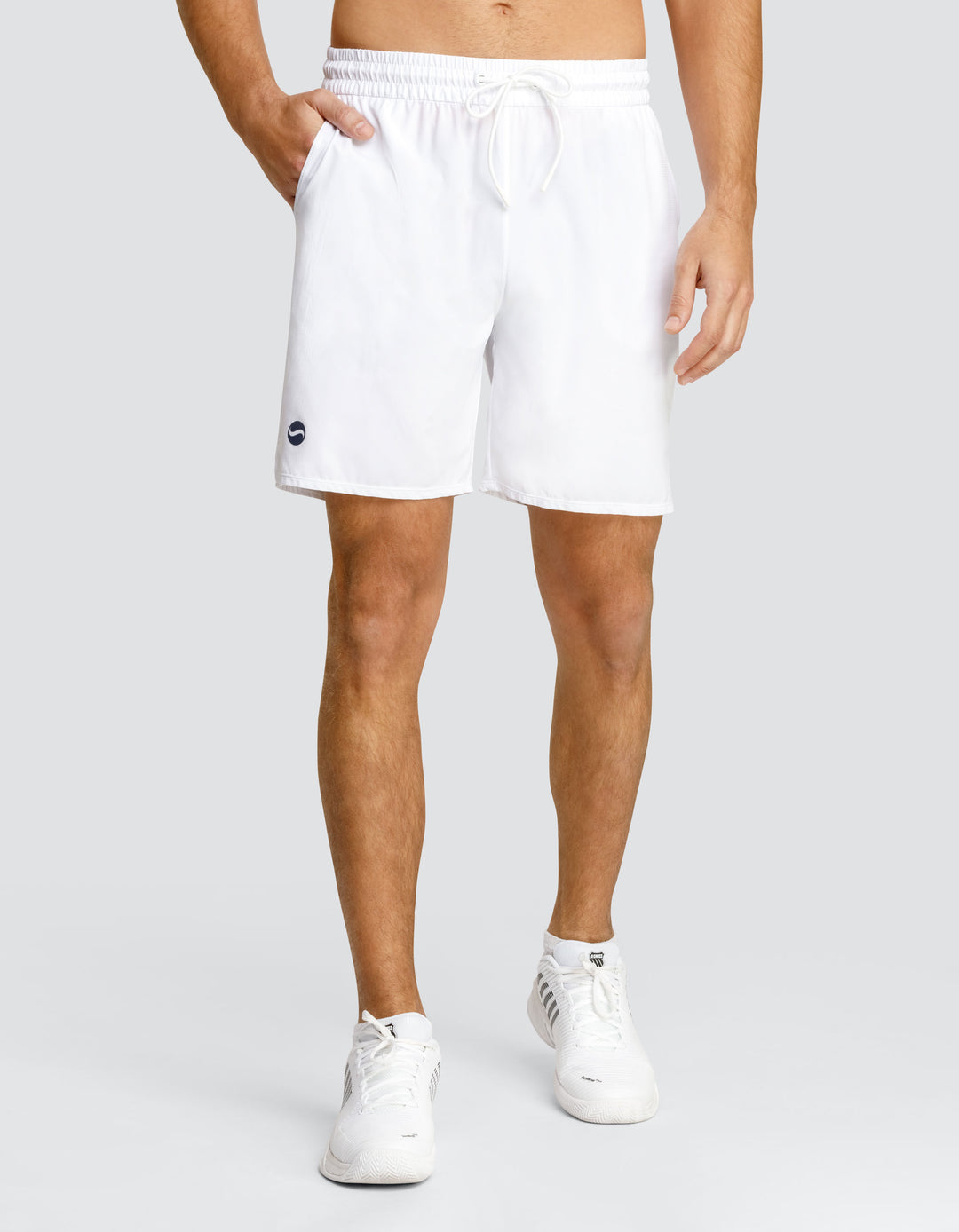 AARON 7" INSEAM SHORT - CHALK WHITE