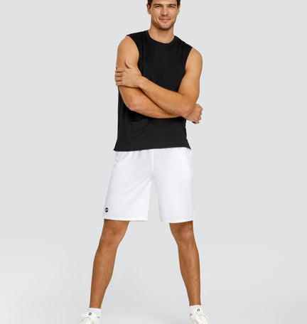 AARON 9" INSEAM SHORT - CHALK WHITE