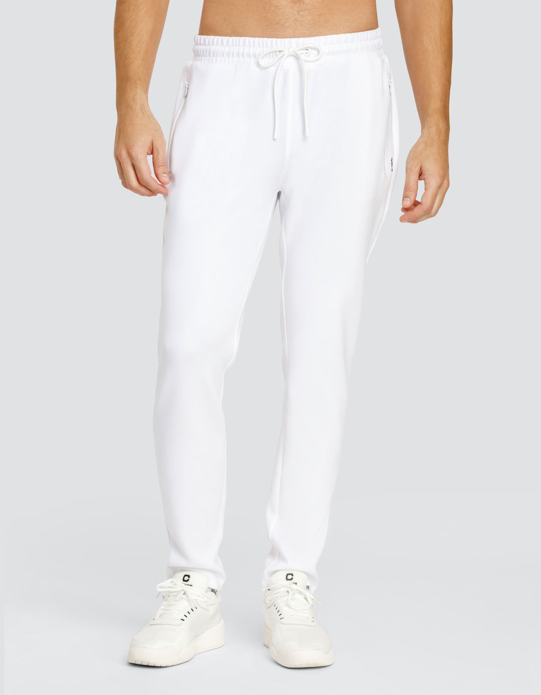 ANDREW MID-RISE JOGGER - CHALK WHITE