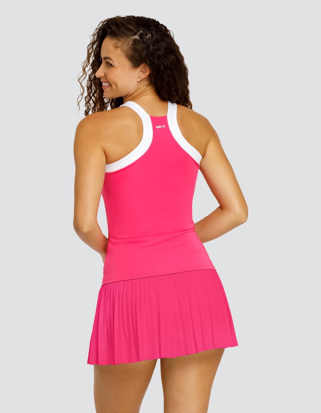 ZORAYA LIGHT SUPPORT TANK TOP - VIVID PINK