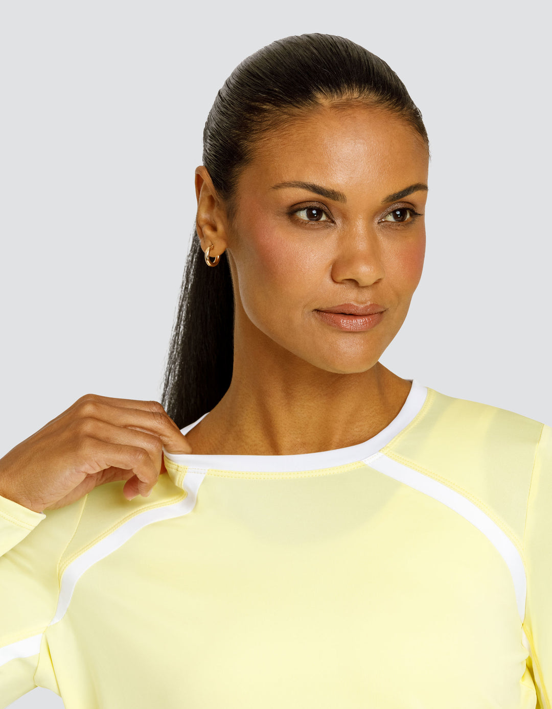 SMASH LONG SLEEVE TOP - FRESH LEMON