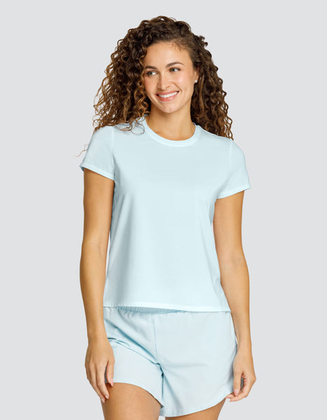 BIJOU BOXY SHORT SLEEVE TOP - PICKLEBALL SHORT SLEEVE TOP