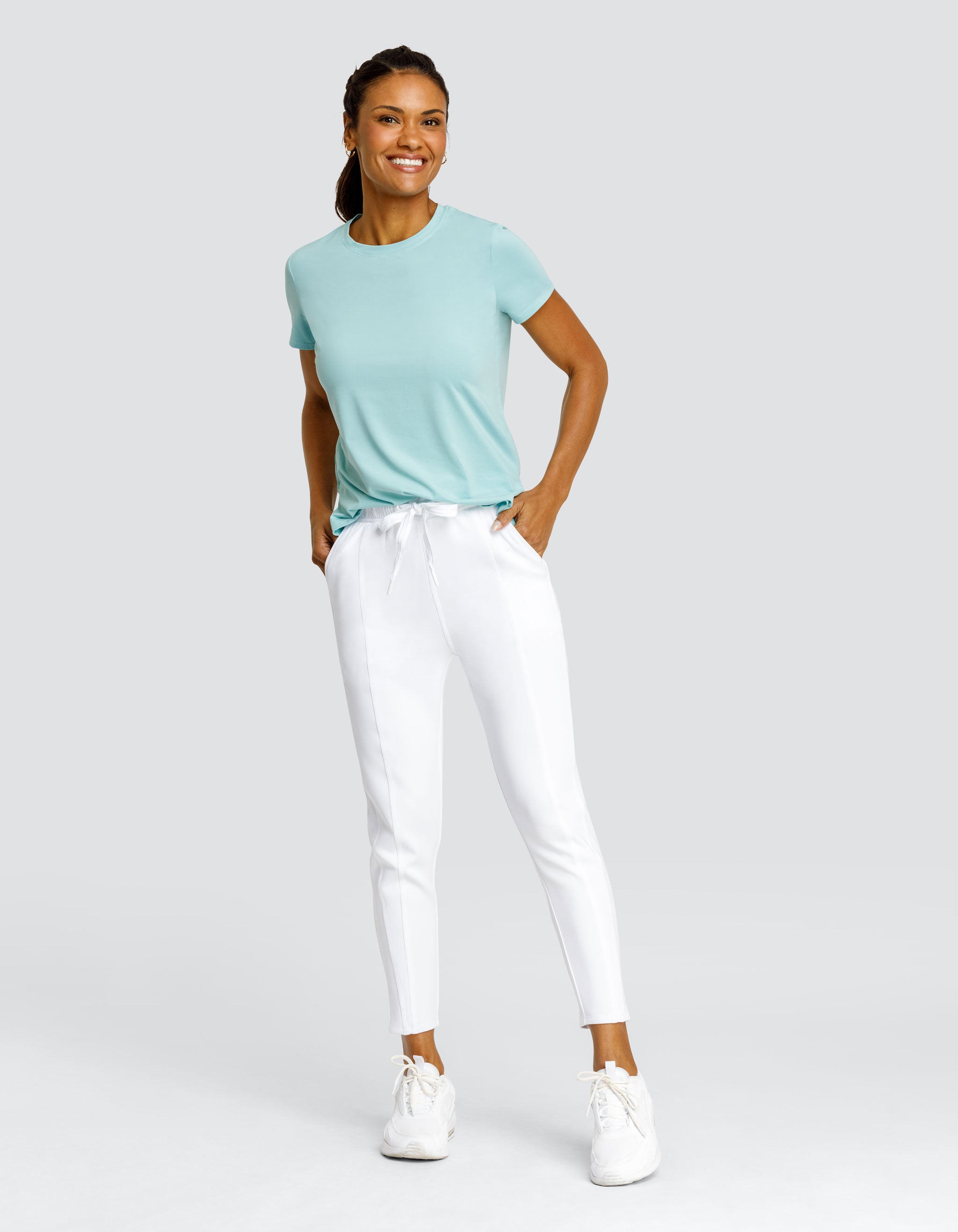 トップス bijou puff sweat BIJOU BOXY SHORT SLEEVE TOP - WOMEN'S PICKLEBALL SHORT