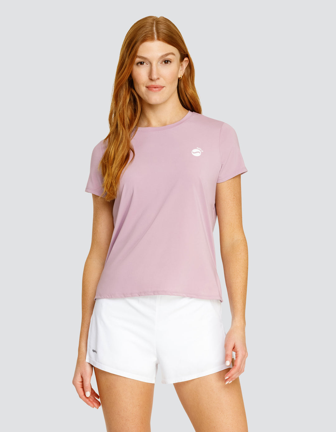 BIJOU BOXY SHORT SLEEVE TOP - LAVENDER MIST