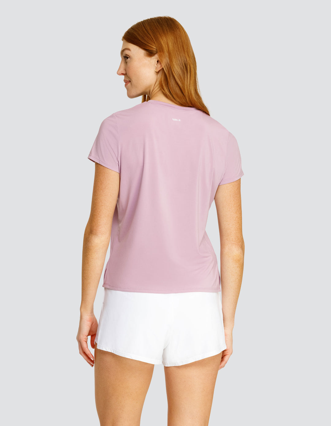 BIJOU BOXY SHORT SLEEVE TOP - LAVENDER MIST