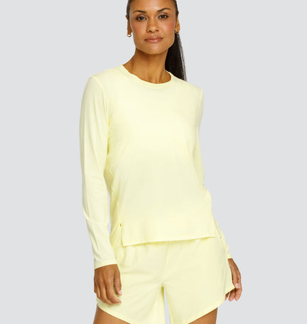 FRIDAY LONG SLEEVE TOP - FRESH LEMON