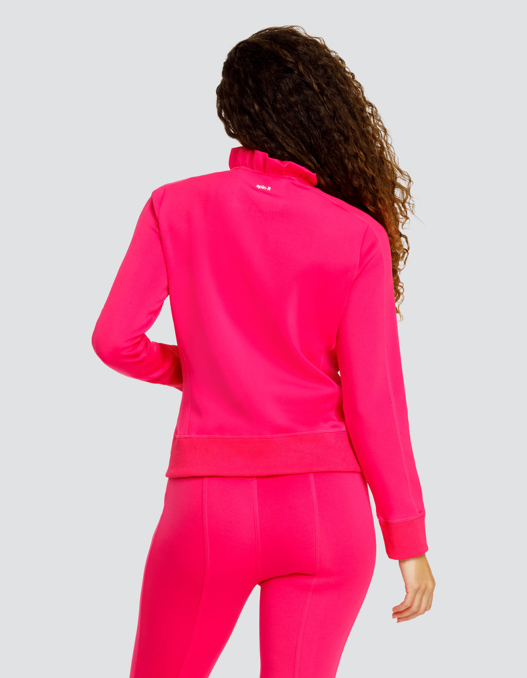 POPPI ZIP FRONT JACKET - VIVID PINK