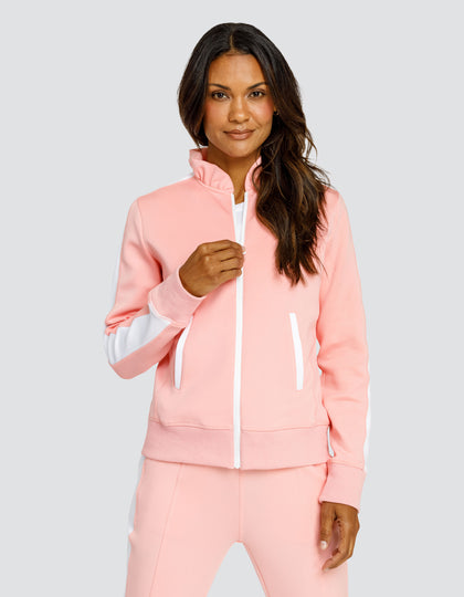 POPPI ZIP FRONT JACKET - QUARTZ PINK