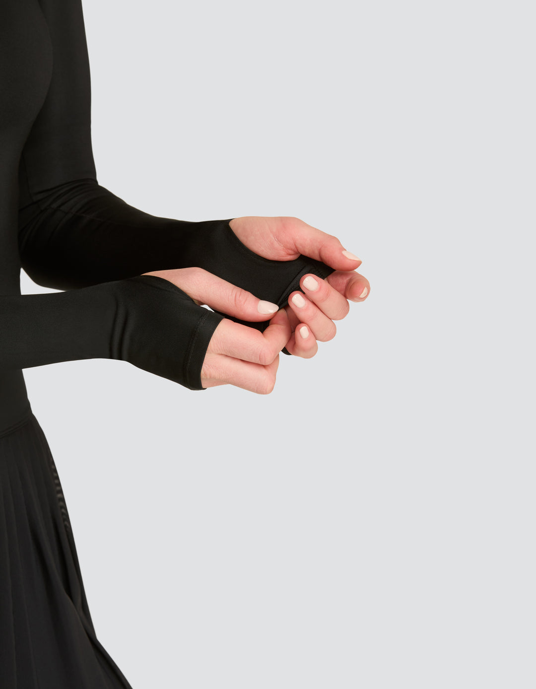 JORJA LONG SLEEVE SHRUG - ONYX BLACK